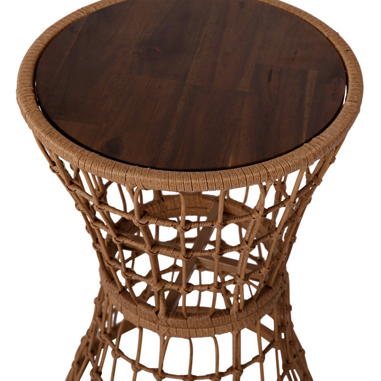 Cheap best sale rattan table